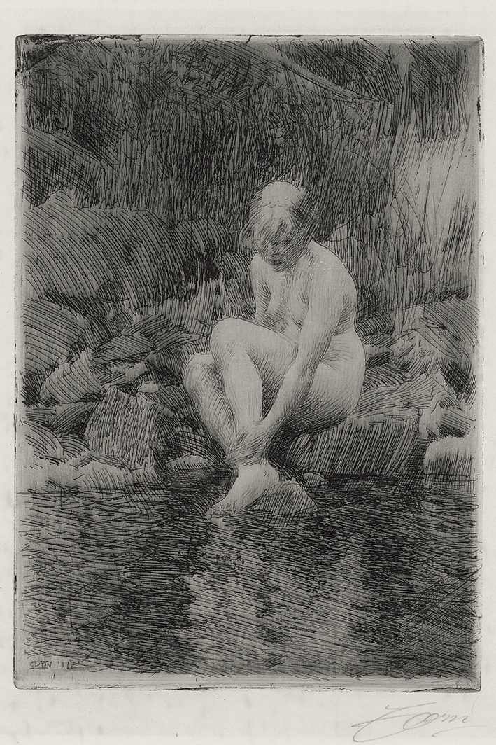  安德斯·莱奥纳德·佐恩 Anders Leonard Zorn —— 佐恩(素描) (59)